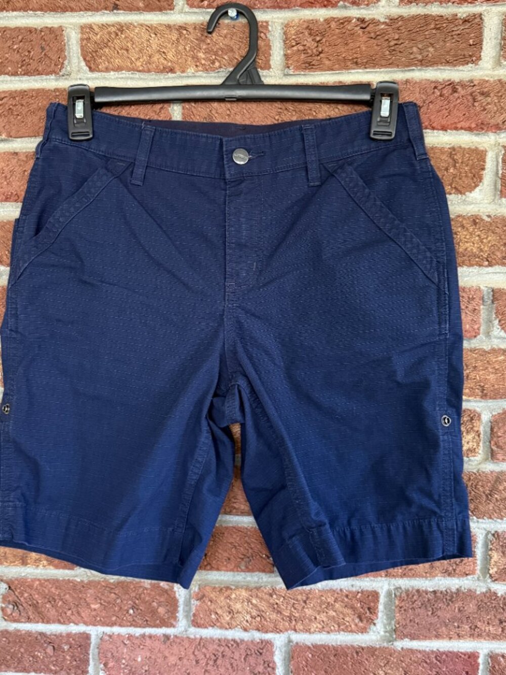 carhartt shorts * navy blue * size 8 * force original fit work short * euc - Picture 4 of 6